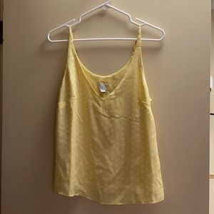 Spaghetti Strap Polka Dot Shirt